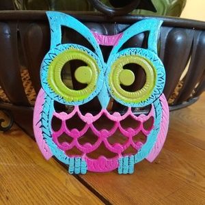 Cast Iron Owl Decor
